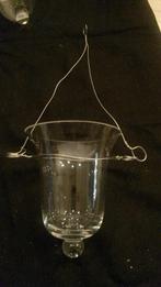 9 glazen klok vaasjes/hangers, Ophalen, Gebruikt