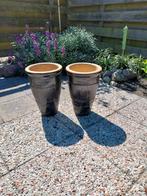 Geglazuurde potten, Tuin en Terras, Ophalen, Gebruikt