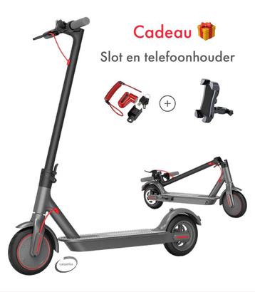 Elektrische step incl slot en tel houder 