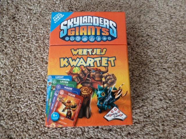 NIEUW SKYLANDERS weetjes kwartet vanaf 6 jaar, Verzamelen, Speelkaarten, Jokers en Kwartetten, Nieuw, Kwartet(ten), Ophalen of Verzenden