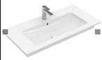 Villeroy & Boch Verity wastafel 100x50cm wit, Nieuw, Wasbak of Wastafel, 25 tot 50 cm, 50 tot 100 cm