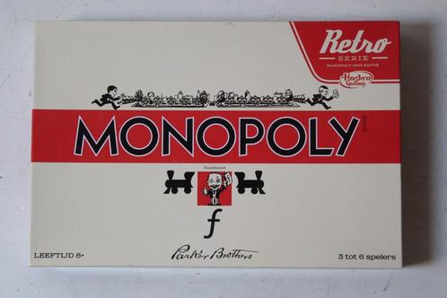 monopoly retro, Hobby en Vrije tijd, Gezelschapsspellen | Bordspellen, Gebruikt, Een of twee spelers, Drie of vier spelers, Vijf spelers of meer