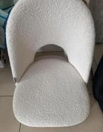 4 Japandi Teddy Stoelen Sanderz - Zonder Poten, Ophalen of Verzenden, Nieuw, Wit, Stof