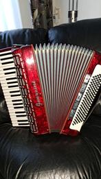 Guerrini 120 bas 4 korig, Muziek en Instrumenten, Gebruikt, Toetsaccordeon, 120-bas, Met riemen
