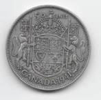 Canada 50 cents 1941 KM# 36, Ophalen of Verzenden, Noord-Amerika, Losse munt, Zilver