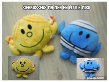 SIERKUSSENS MR MEN & LITTLE MISS  beschikbaar voor biedingen