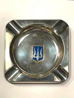 Zilveren asbak met Oekraïens symbool, Antiek en Kunst, Antiek | Goud en Zilver, Ophalen of Verzenden