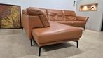 Cognac leren Italiaanse design hoekbank 300x210 cm, Huis en Inrichting, Banken | Bankstellen, 250 tot 300 cm, Italiaans design, modern design, cognac leer,hoekbank