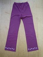 Bonaparte, aubergine kleurige broek met kleine hartjes aan d, Kinderen en Baby's, Ophalen of Verzenden, Zo goed als nieuw, Meisje