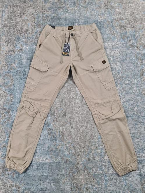 PME Linnen Cargo W33 L34 NIEUW STRETCH Bronno3334, Kleding | Heren, Broeken en Pantalons, Nieuw, Maat 52/54 (L), Ophalen of Verzenden