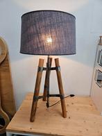 Landelijke driepoot lamp, Minder dan 100 cm, Metaal, Landelijk, Zo goed als nieuw