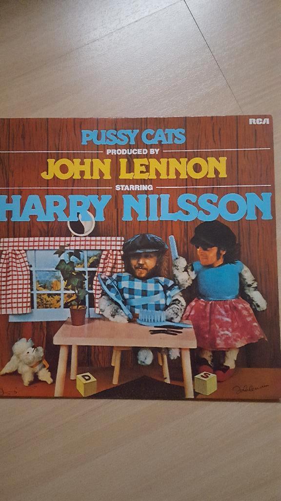 Harry Nilsson- Pussy Cats LP  prodJohn Lennon)Jesse Ed Davis, Ophalen of Verzenden, Zo goed als nieuw, 12 inch