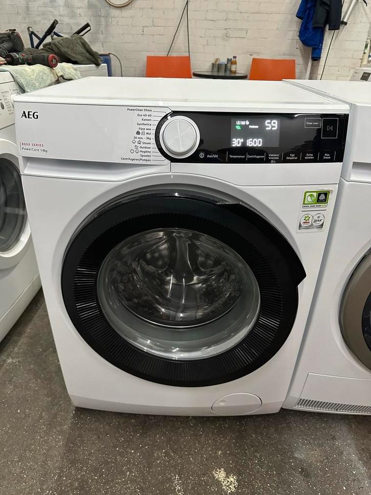 AEG Wasmachine 1600 toeren - Zo goed als nieuw!, Witgoed en Apparatuur, Wasmachines, Zo goed als nieuw, Voorlader, 6 tot 8 kg