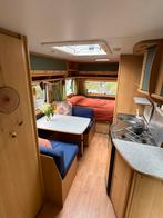 Onze Dethleffs 500tk Caravan, perfect voor gezin!, Caravans en Kamperen, Caravans, Treinzit, Particulier, Dwars-stapelbed, Dethleffs