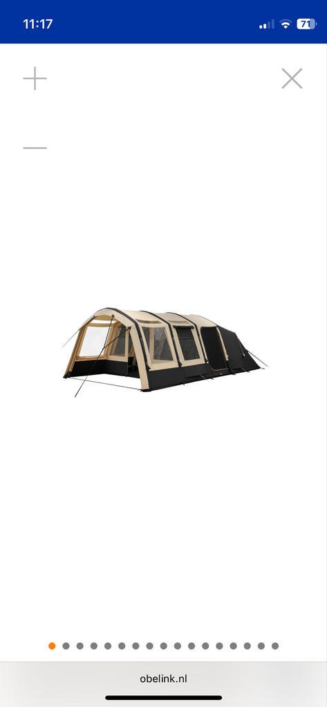 Obelink Florence L TC Easy Air Tunneltent, Caravans en Kamperen, Tenten, tot en met 6, Zo goed als nieuw, Ophalen