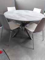 Nieuwe ronde tafel met  industriele sterpoot, Huis en Inrichting, Tafels | Eettafels, Ophalen, Metaal, Rond, Nieuw