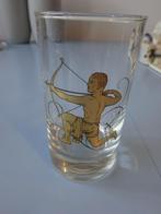 Glas boogschutter sterrenbeeld pijl boog drinkglas, Sport en Fitness, Handboogschieten, Ophalen, Zo goed als nieuw, Overige typen