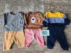 maat 50 - 6 stuks- babykleding winter, Ophalen of Verzenden, Zo goed als nieuw, Maat 50
