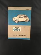 Vraagbaak Fiat 600 D (franse uitgave), Ophalen of Verzenden