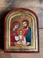 Byzantine Icoon "The Holy Family", Antiek en Kunst, Antiek | Religie, Ophalen of Verzenden