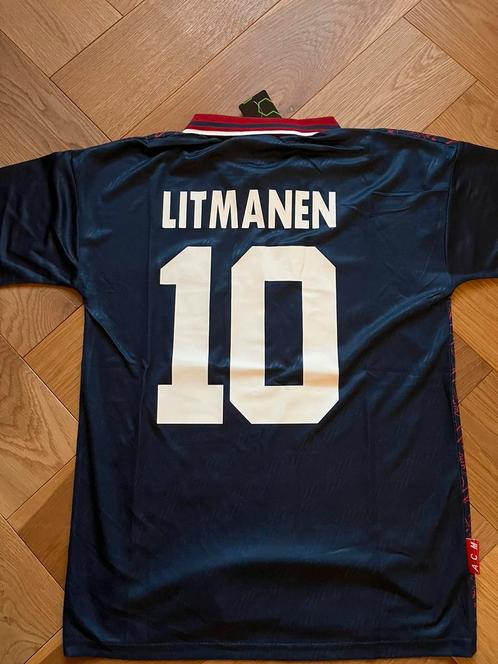Ajax uit Shirt 1994/95 – Litmanen #10 – Maat L, Sport en Fitness, Voetbal, Nieuw, Shirt, Ophalen of Verzenden