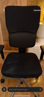 Ergonomische bureaustoel - Exloo, Veendam, Heerenveen, Gebruikt, Zwart, Ophalen of Verzenden, Bureaustoel