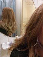 Pruik blond/bruin, Onbekend, Ophalen of Verzenden, Zo goed als nieuw
