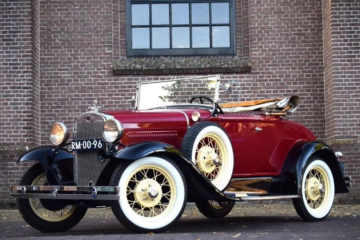 A-Ford Roadster deluxe 1931 Cabrio Ford Model A, Auto's, Ford, Particulier, Overige modellen, Benzine, Cabriolet, Handgeschakeld