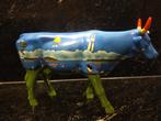 Cow parade ' Blue Planet ' large, Verzamelen, Beelden en Beeldjes, Ophalen of Verzenden, Zo goed als nieuw, Dier