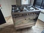 Smeg 6 pit fornuis, Zo goed als nieuw, Gas, Vrijstaand, 4 kookzones