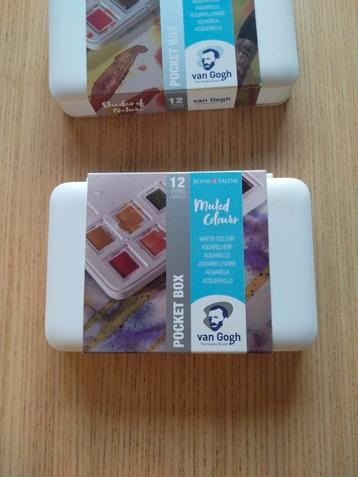 VanGogh Pocket Set - Muted Colors - Aquarel / Watercolor beschikbaar voor biedingen