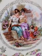 Antieke dienblad of serveerschaal +-30cm Miekje, Ophalen of Verzenden