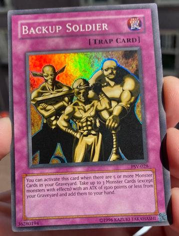 Yu-Gi-Oh! Backup Soldier PSV Old US Print ! beschikbaar voor biedingen