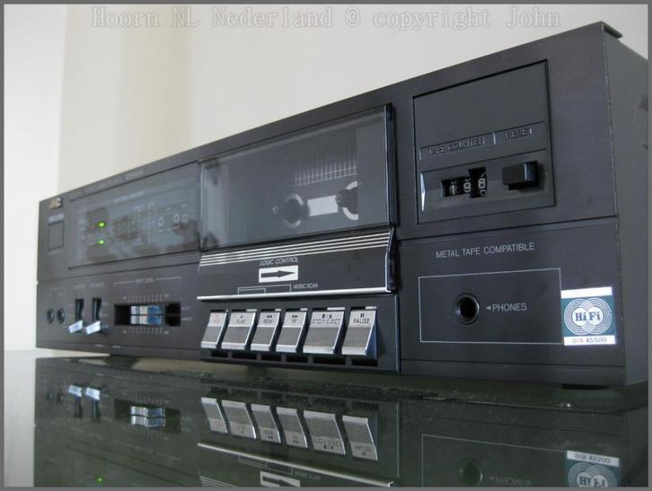 JVC KD-V200 tapedeck cassettedeck vintage cult Japan 1983, Audio, Tv en Foto, Cassettedecks, Enkel, JVC, Ophalen of Verzenden