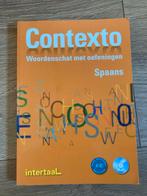 Contexto Spaans - Woordenschat met oefeningen, Ophalen of Verzenden, Zo goed als nieuw