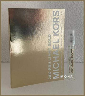 24K Brilliant Gold parfum sample proefje tester monster beschikbaar voor biedingen