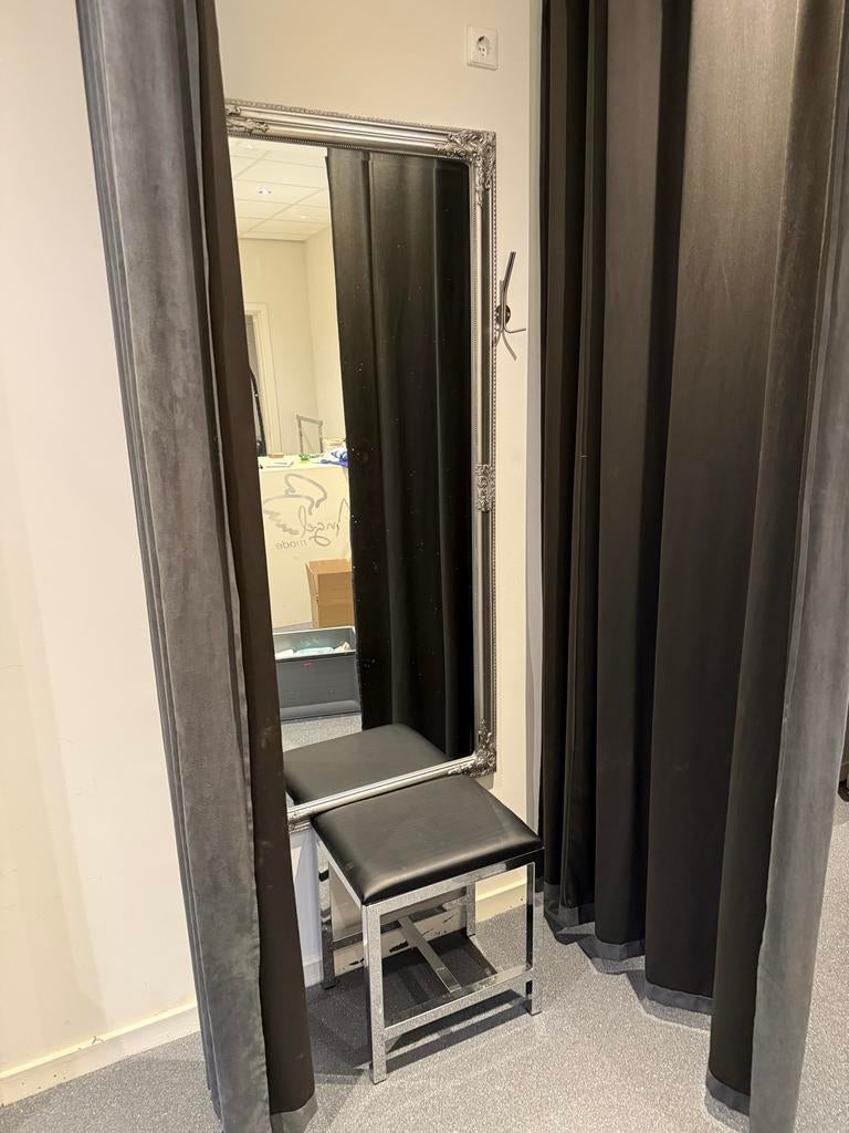 Complete winkelinterieur te koop, Huis en Inrichting, Woonaccessoires | Spiegels, Gebruikt, 200 cm of meer, 125 cm of meer, Ophalen of Verzenden