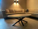 Beton cire tafel met luxe tafelpoot, Overige materialen, 100 tot 150 cm, Nieuw, Minder dan 50 cm