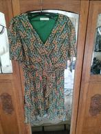 Groen Bont jurkje. Merk: Flamant Rose. Maat: M., Maat 38/40 (M), Zo goed als nieuw, Boven de knie, Groen