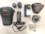 Konica Minolta SRT 101b Set met Lenzen & Flitsers, Audio, Tv en Foto, Ophalen of Verzenden, Gebruikt, Spiegelreflex, Minolta