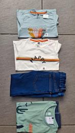 122-128 NIEUW 4X spijkerbroek tshirt longsleeve Hema, Nieuw, Ophalen of Verzenden, Setje, Hema