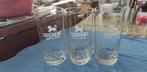 glazen Booth's dry gin 3 stuks, Ophalen of Verzenden, Zo goed als nieuw, Borrel- of Shotglas