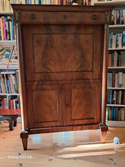 Empire secretaire te koop, Antiek en Kunst, Antiek | Meubels | Kasten, Ophalen