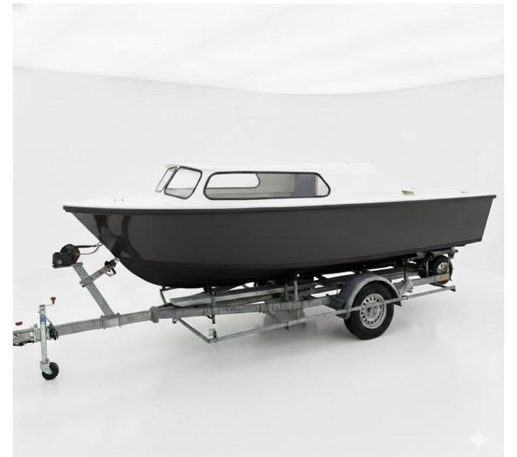 Kilkruiser 530 -  Prachtboot!, Watersport en Boten, Motorboten en Motorjachten, Gebruikt, Polyester, Tot 6 meter, Benzine, Buitenboordmotor