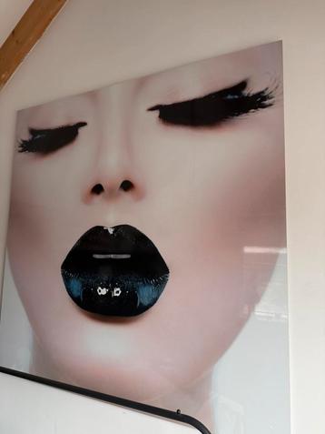 Plexiglas black lips schilderij richmond schilderij beschikbaar voor biedingen