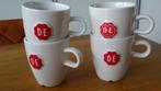 4 Koffiekopjes Van Douwe Egberts., Huis en Inrichting, Keuken | Servies, Ophalen of Verzenden, Zo goed als nieuw, Overige stijlen