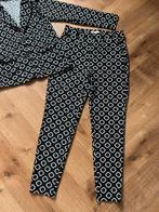 Studio anneloes set M retro blazer & broek zwart/wit, Maat 38/40 (M), Zwart, Ophalen of Verzenden, Zo goed als nieuw