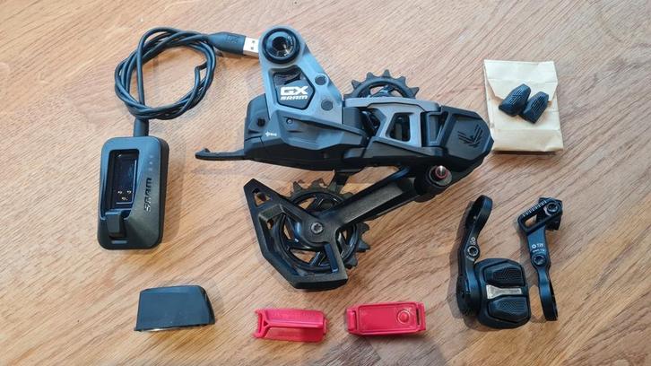 Sram GX T-type AXS derailleur kompleet, Fietsen en Brommers, Fietsonderdelen, Zo goed als nieuw, Mountainbike, Derailleur of Ketting
