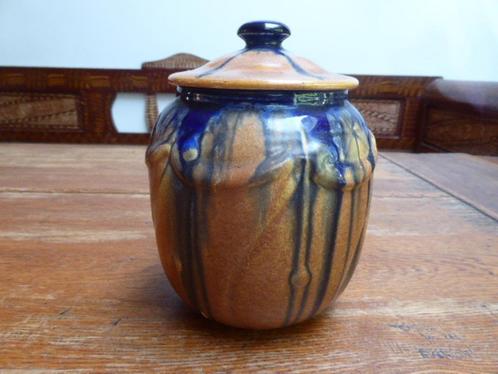 Art deco keramiek tabak pot, Thulin, Antiek en Kunst, Antiek | Keramiek en Aardewerk, Ophalen of Verzenden