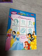 Disney prinsessen leren teken boek, Ophalen of Verzenden, Zo goed als nieuw, Overige typen